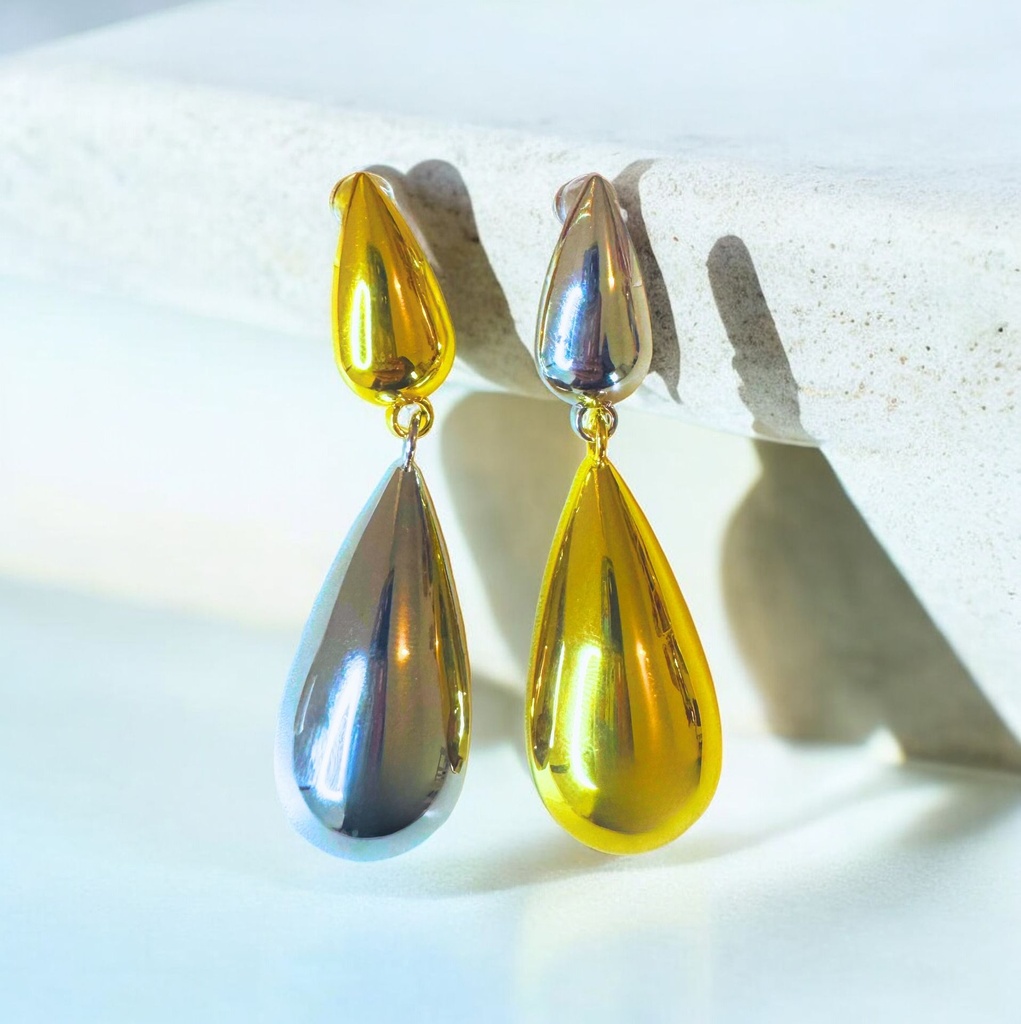 Boucles d’oreilles Or et Argent