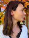 Boucles d’oreilles feuille d’érable