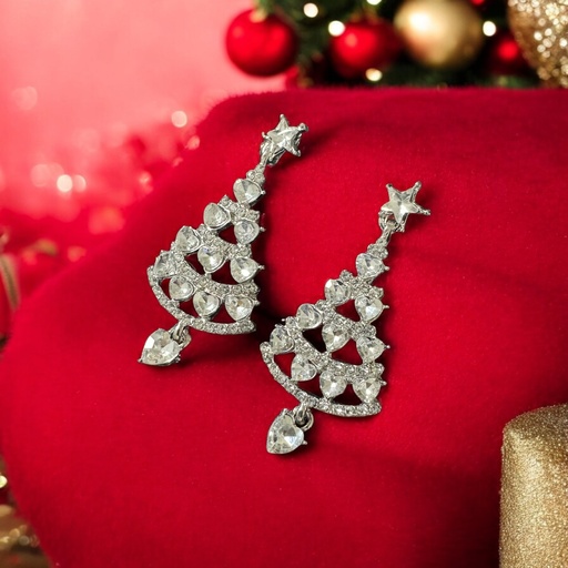 Boucles d’oreilles mini sapin de Noël